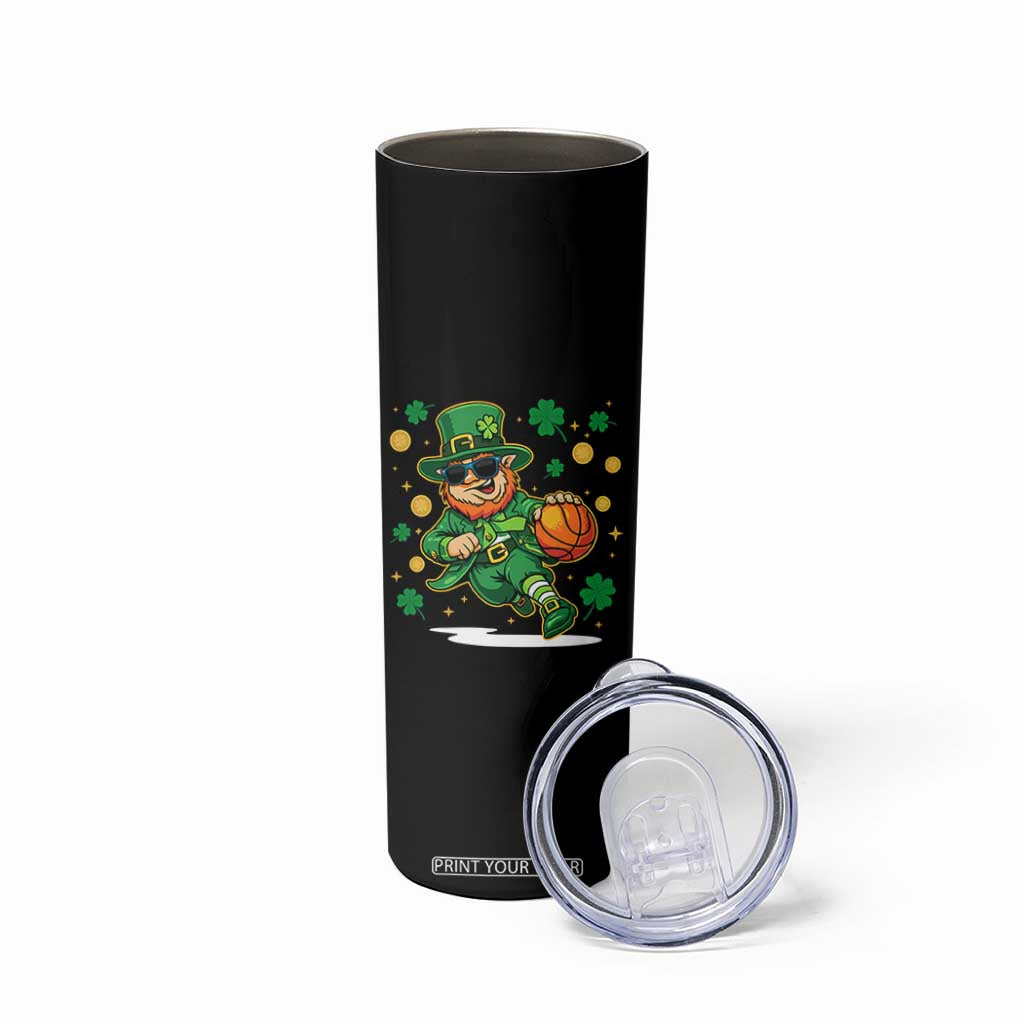 Leprechaun Basketball St Patricks Day Sport Lover Skinny Tumbler TS11 Print Your Wear