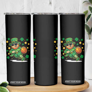 Leprechaun Basketball St Patricks Day Sport Lover Skinny Tumbler TS11 Print Your Wear