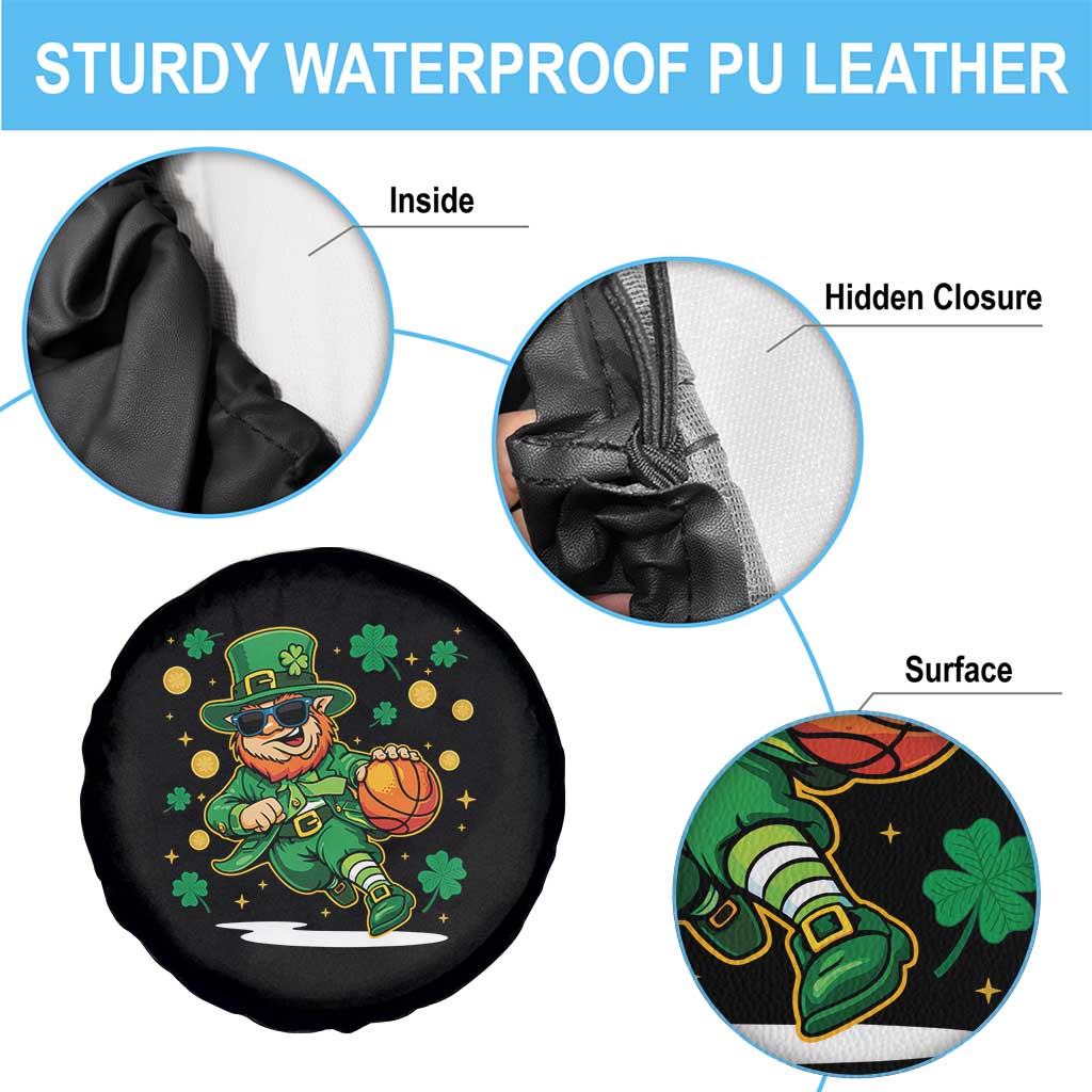 Leprechaun Basketball St Patricks Day Sport Lover Spare Tire Cover TS11 Print Your Wear