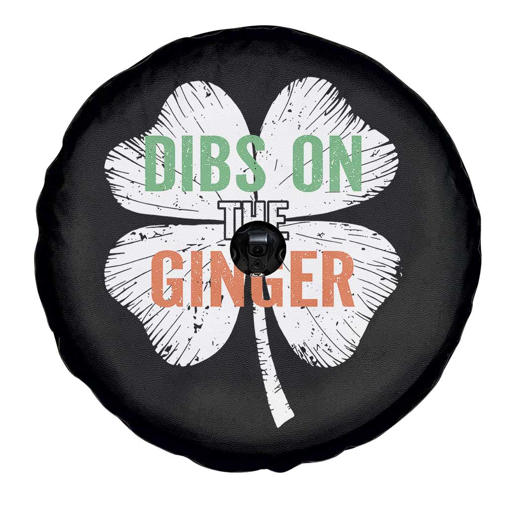 Funny St Patricks Day Dibs On The Ginger Spare Tire Cover Irish Redhead Shamrock TS11 Print Your Wear