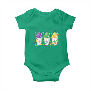 Funny Mardi Gras Snowballs Fat Tuesday Carnival Beads Baby Onesie TS11 Irish Green Print Your Wear