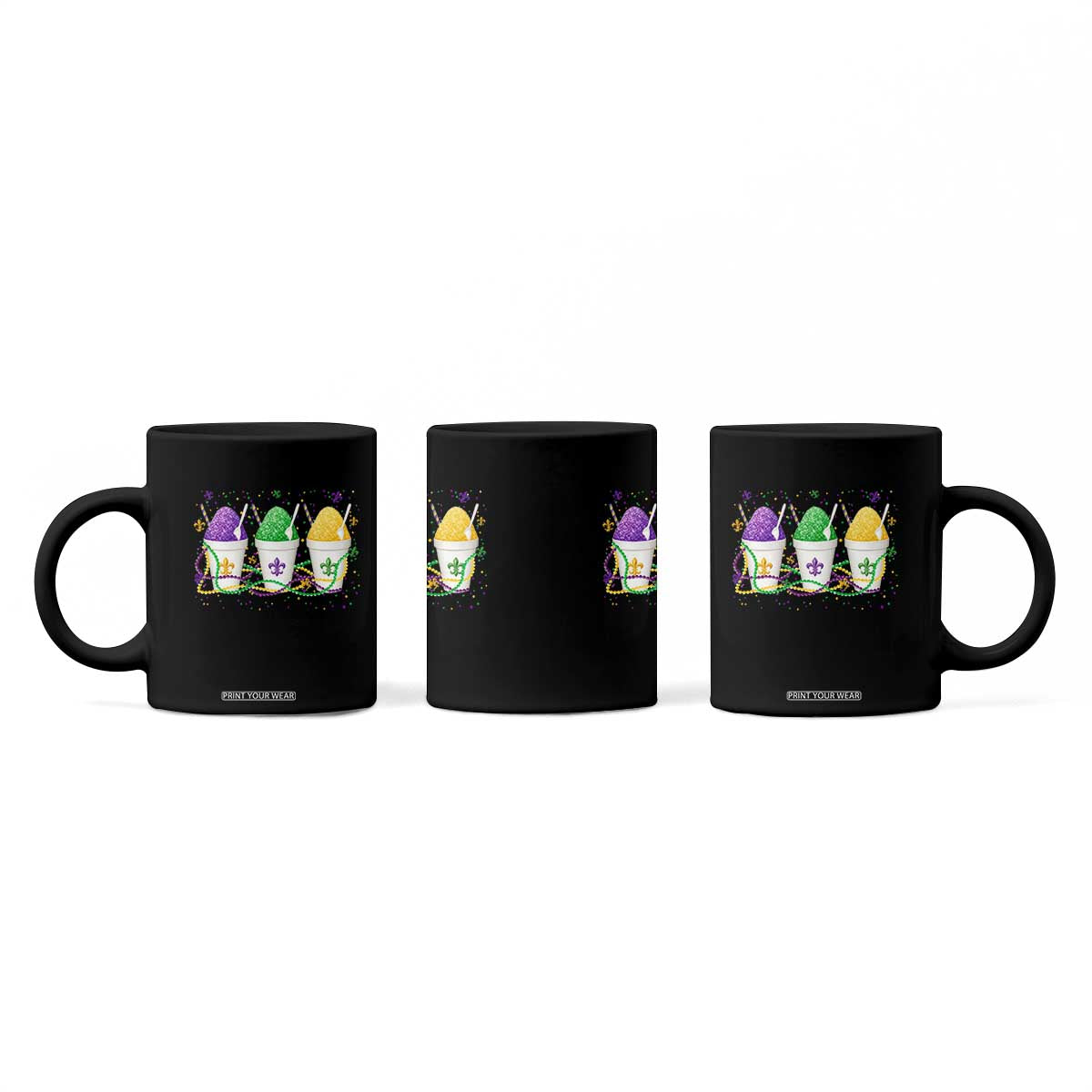 Funny Mardi Gras Snowballs Fat Tuesday Carnival Beads Coffee Mug TS11 Print Your Wear