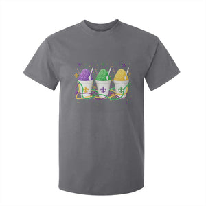 Funny Mardi Gras Snowballs Fat Tuesday Carnival Beads T Shirt For Kid TS11 Charcoal Print Your Wear