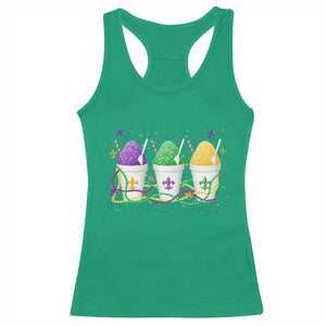 Funny Mardi Gras Snowballs Fat Tuesday Carnival Beads Racerback Tank Top TS11 Irish Green Print Your Wear