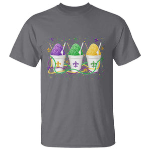 Funny Mardi Gras Snowballs Fat Tuesday Carnival Beads T Shirt TS11 Charcoal Print Your Wear