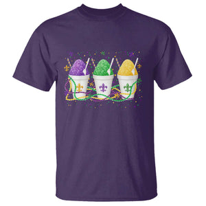 Funny Mardi Gras Snowballs Fat Tuesday Carnival Beads T Shirt TS11 Purple Print Your Wear