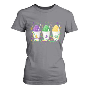 Funny Mardi Gras Snowballs Fat Tuesday Carnival Beads T Shirt For Women TS11 Charcoal Print Your Wear