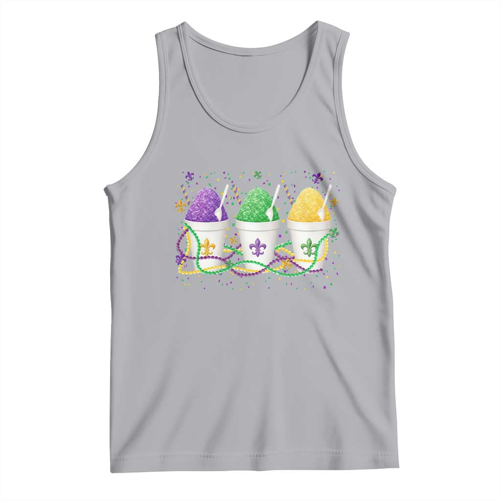 Funny Mardi Gras Snowballs Fat Tuesday Carnival Beads Tank Top TS11 Athletic Heather Print Your Wear