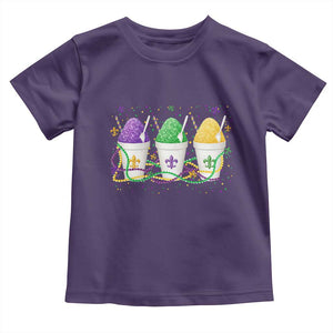 Funny Mardi Gras Snowballs Fat Tuesday Carnival Beads Toddler T Shirt TS11 Purple Print Your Wear