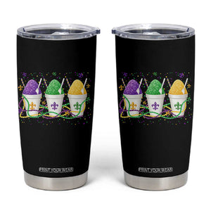 Funny Mardi Gras Snowballs Fat Tuesday Carnival Beads Tumbler Cup TS11 Black Print Your Wear