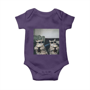 Funny Cat Drinking Irish Stout Beer Baby Onesie Black Beer and Cat Lovers TS11 Purple Print Your Wear
