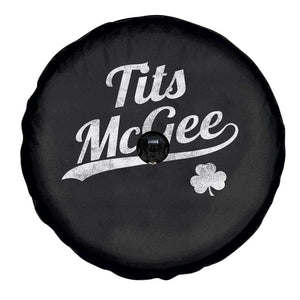 Tits McGee Spare Tire Cover Funny St Patricks Day Adult Humor Shamrocks TS11 Print Your Wear