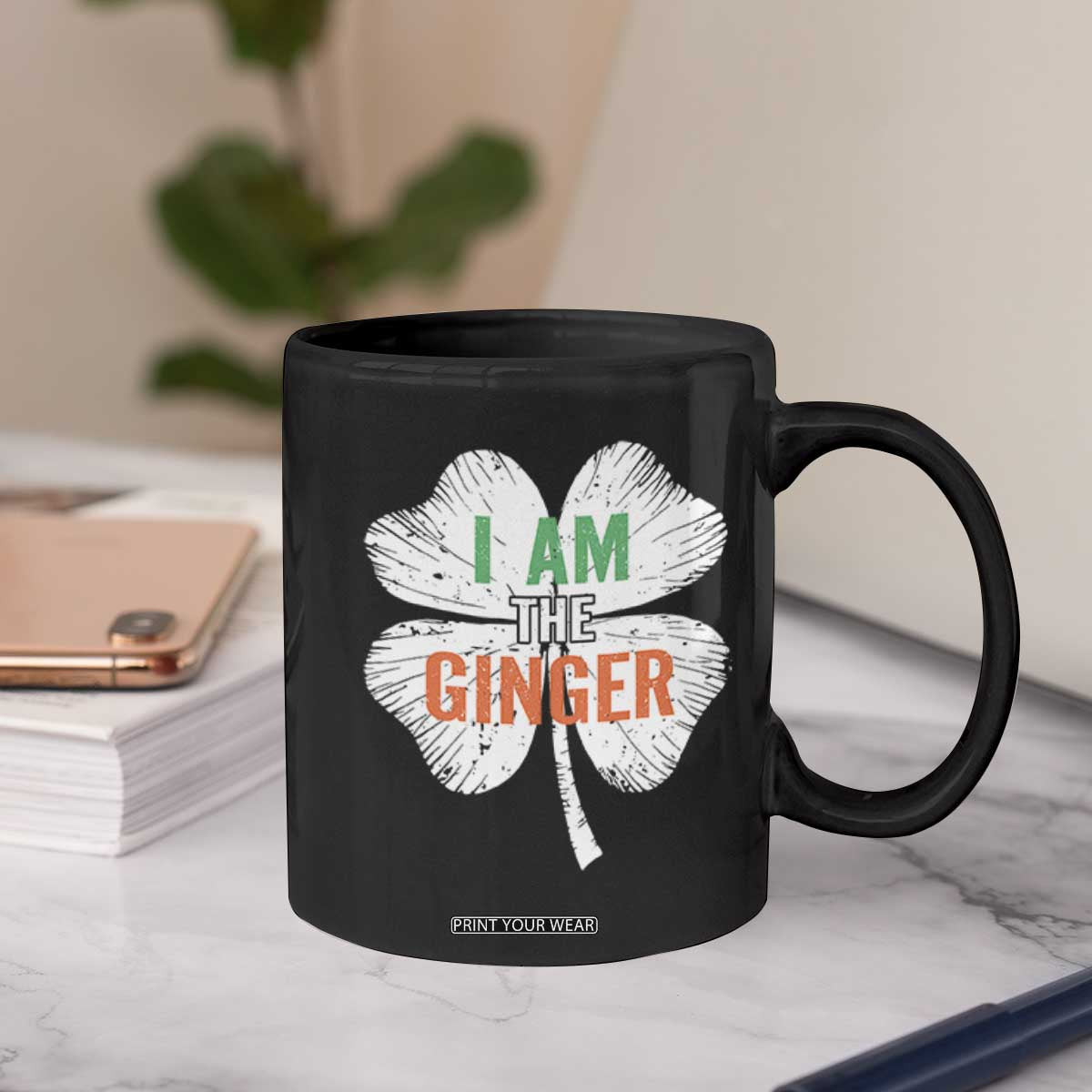 Funny St Patricks Day I Am The Ginger Coffee Mug Irish Redhead Shamrock TS11 Print Your Wear