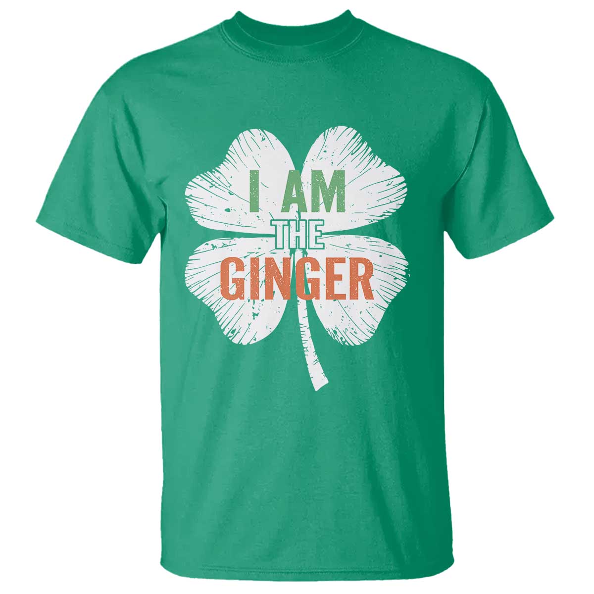 Funny St Patricks Day I Am The Ginger T Shirt Irish Redhead Shamrock TS11 Irish Green Print Your Wear
