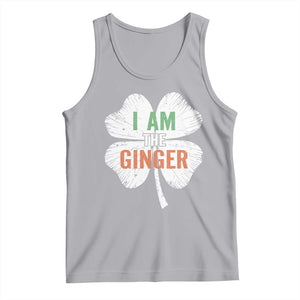 Funny St Patricks Day I Am The Ginger Tank Top Irish Redhead Shamrock TS11 Athletic Heather Print Your Wear