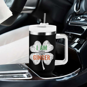 Funny St Patricks Day I Am The Ginger Tumbler With Handle Irish Redhead Shamrock TS11 Print Your Wear