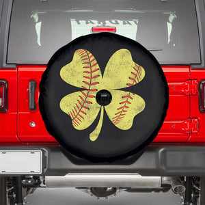 Softball St Patricks Day Irish Clover Sport Spare Tire Cover TS11 Black Print Your Wear