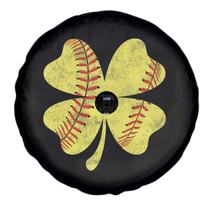 Softball St Patricks Day Irish Clover Sport Spare Tire Cover TS11 Print Your Wear