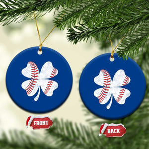 Funny Baseball St Patricks Day Vintage Clover Ceramic Ornament TS11 1pc Blue Print Your Wear
