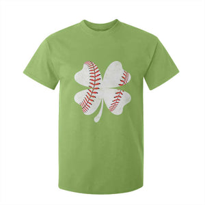 Funny Baseball St Patricks Day Vintage Clover T Shirt For Kid TS11 Lime Print Your Wear
