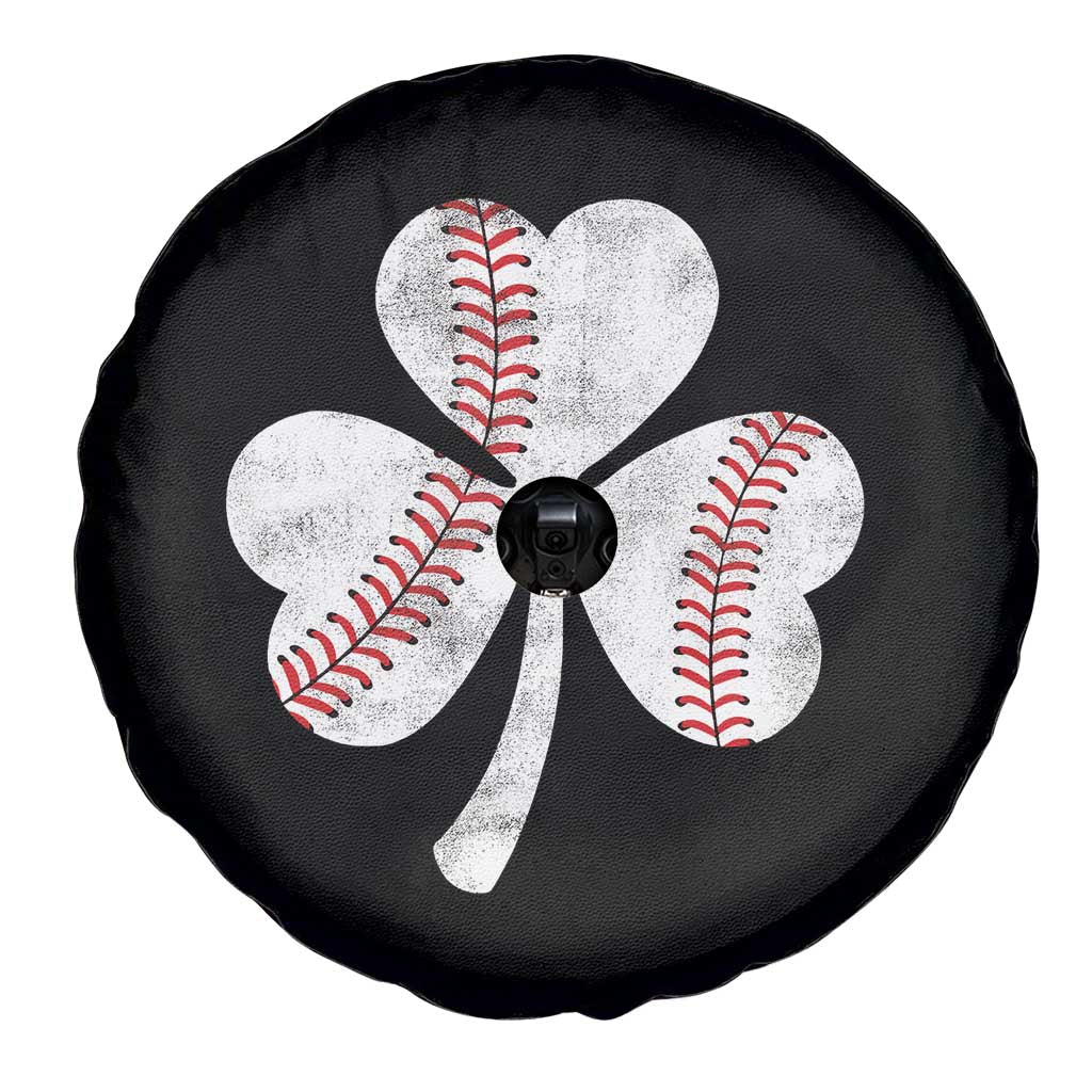 Funny Baseball St Patricks Day Distressed Shamrock Spare Tire Cover TS11 Print Your Wear