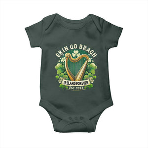 Irish Pride Baby Onesie Ireland Forever Erin Go Bragh Est 1922 Harp Shamrock TS11 Print Your Wear