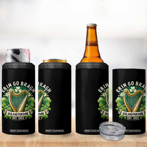 Irish Pride 4 in 1 Can Cooler Tumbler Ireland Forever Erin Go Bragh Est 1922 Harp Shamrock TS11 Print Your Wear