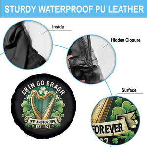Irish Pride Spare Tire Cover Ireland Forever Erin Go Bragh Est 1922 Harp Shamrock TS11 Print Your Wear