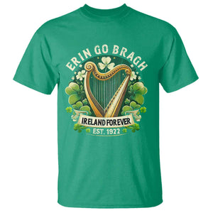 Irish Pride T Shirt Ireland Forever Erin Go Bragh Est 1922 Harp Shamrock TS11 Irish Green Print Your Wear
