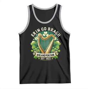 Irish Pride Tank Top Ireland Forever Erin Go Bragh Est 1922 Harp Shamrock TS11 Black Athletic Heather Print Your Wear