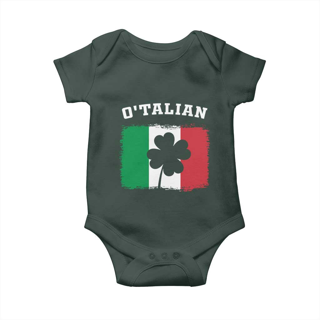 Funny Irish Italian St. Patrick's Day O'Talian Baby Onesie TS11 Print Your Wear