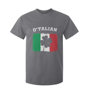Funny Irish Italian St. Patrick's Day O'Talian T Shirt For Kid TS11 Charcoal Print Your Wear