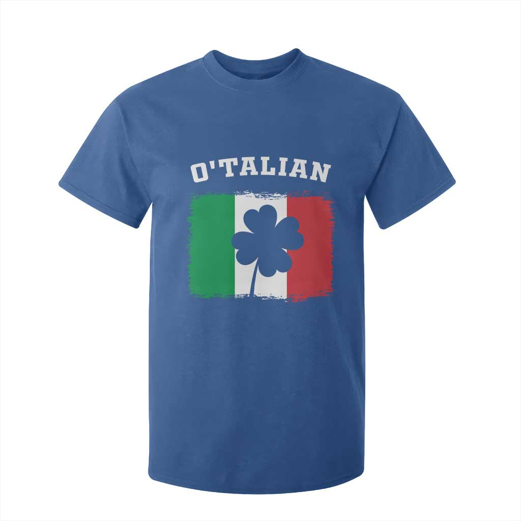 Funny Irish Italian St. Patrick's Day O'Talian T Shirt For Kid TS11 Royal Blue Print Your Wear