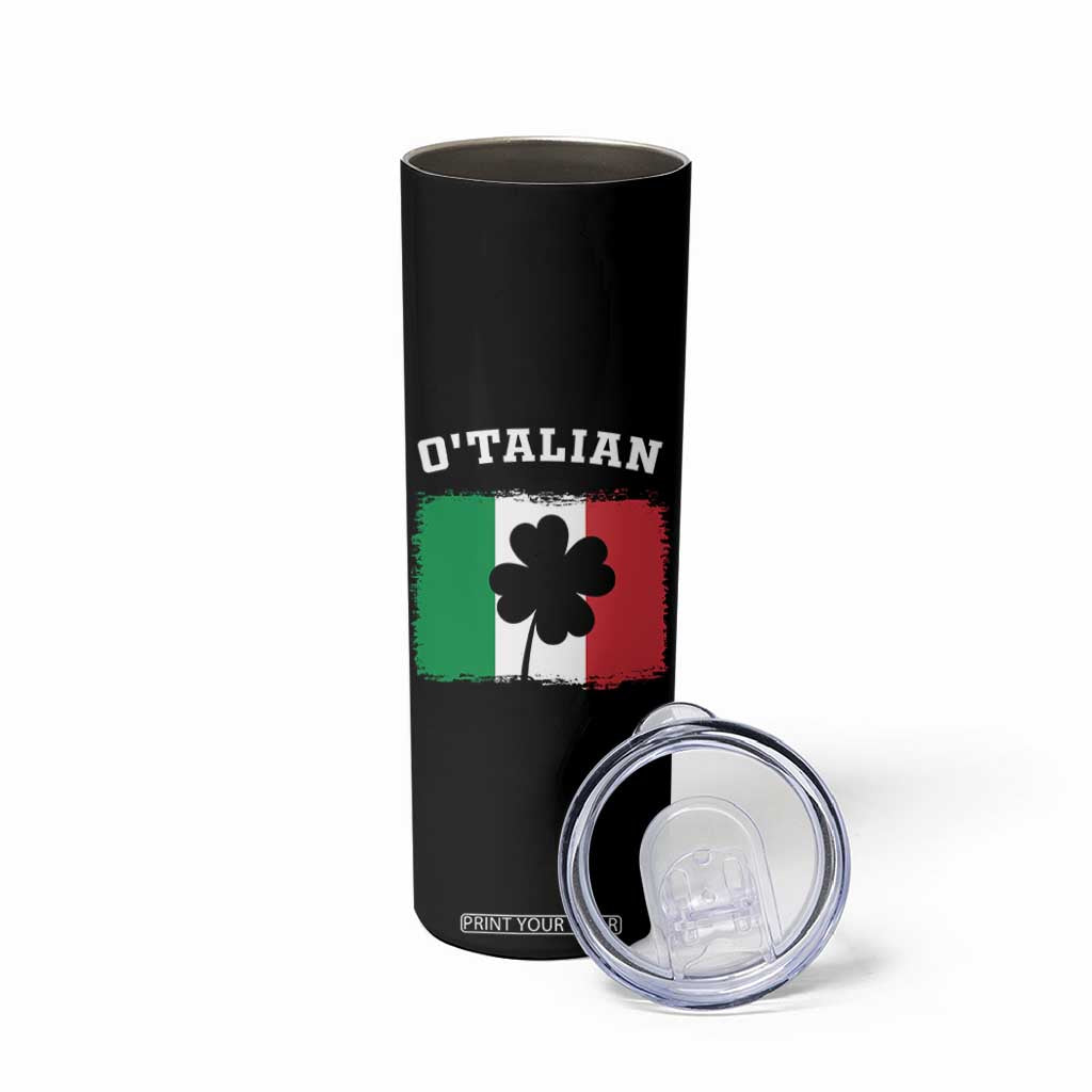 Funny Irish Italian St. Patrick's Day O'Talian Skinny Tumbler TS11 Print Your Wear