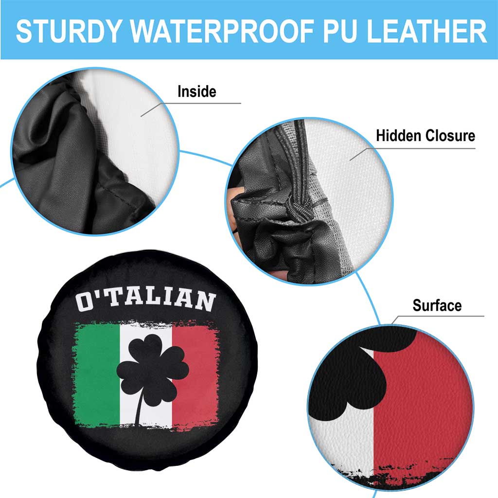 Funny Irish Italian St. Patrick's Day O'Talian Spare Tire Cover TS11 Print Your Wear