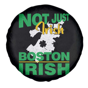Funny Boston Irish Spare Tire Cover Not Just Irish Boston Irish Shamrock TS11 Print Your Wear