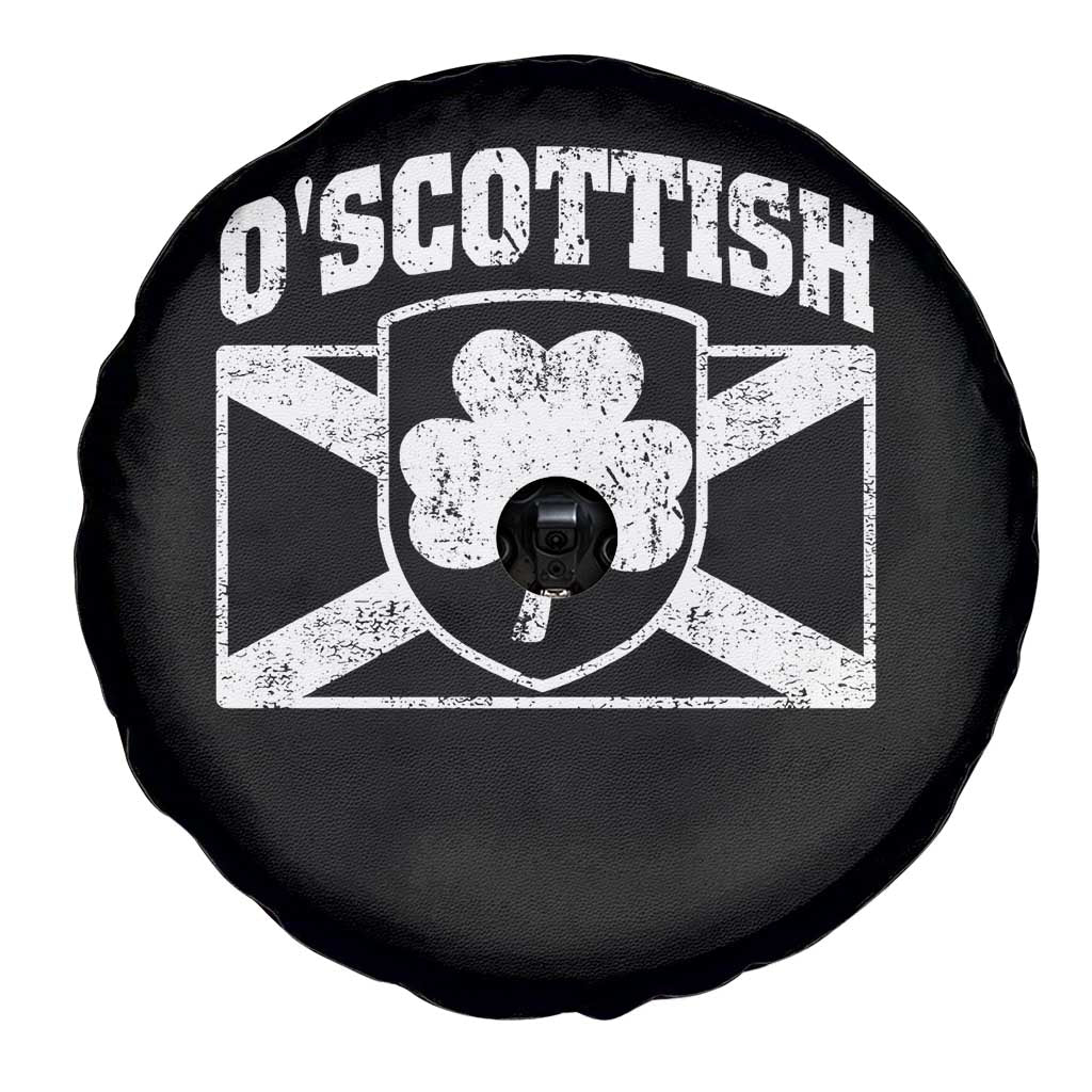 Irish-Scots Irish Scottish Spare Tire Cover O'Scottish Vintage Shamrock TS11 Print Your Wear