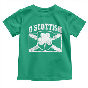 Irish-Scots Irish Scottish Toddler T Shirt O'Scottish Vintage Shamrock TS11 Irish Green Print Your Wear