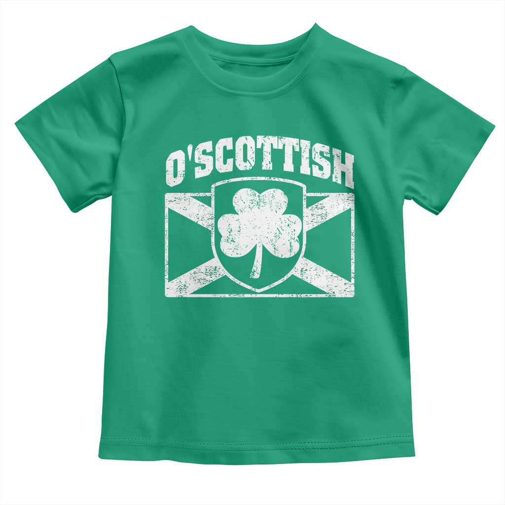 Irish-Scots Irish Scottish Toddler T Shirt O'Scottish Vintage Shamrock TS11 Irish Green Print Your Wear