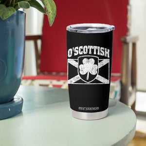 Irish-Scots Irish Scottish Tumbler Cup O'Scottish Vintage Shamrock TS11 Print Your Wear