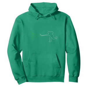 Funny St Patrick's Day Ice Hockey Shamrock Hoodie TS11 Irish Green Print Your Wear
