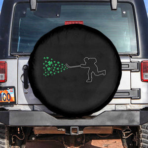 Funny St Patrick's Day Ice Hockey Shamrock Spare Tire Cover TS11 No hole Black Print Your Wear