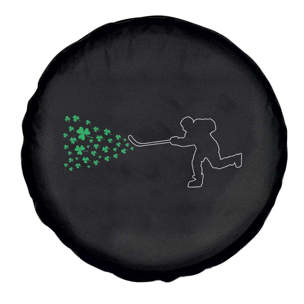 Funny St Patrick's Day Ice Hockey Shamrock Spare Tire Cover TS11 Print Your Wear