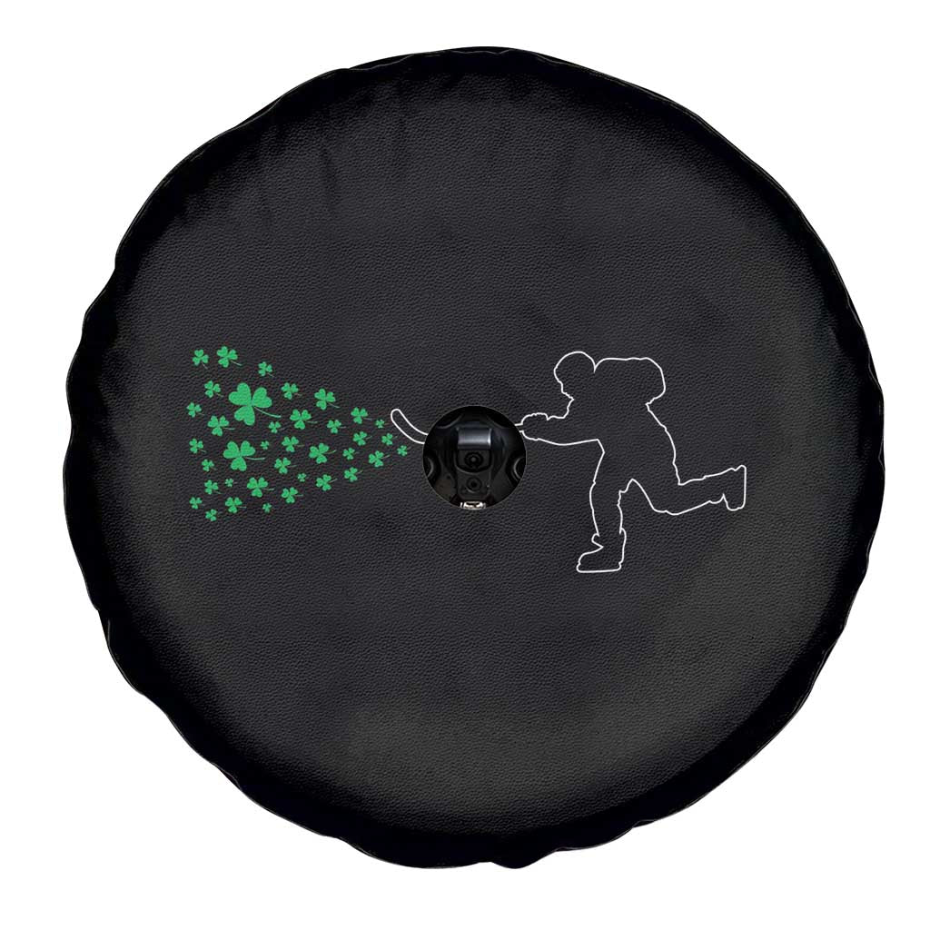 Funny St Patrick's Day Ice Hockey Shamrock Spare Tire Cover TS11 Print Your Wear