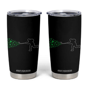 Funny St Patrick's Day Ice Hockey Shamrock Tumbler Cup TS11 Black Print Your Wear