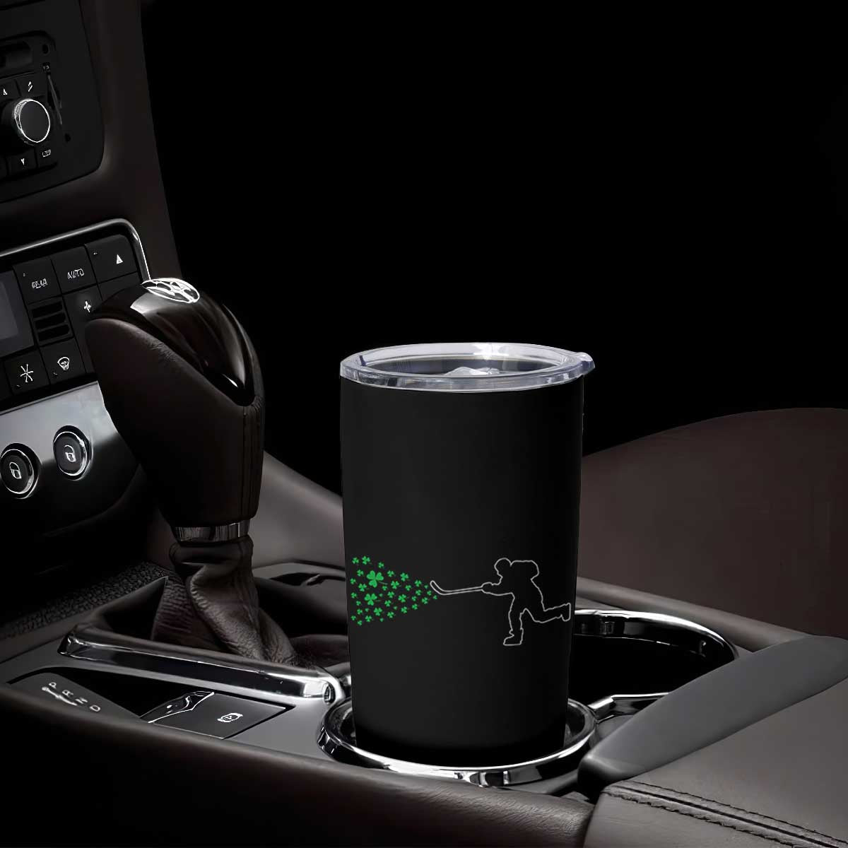 Funny St Patrick's Day Ice Hockey Shamrock Tumbler Cup TS11 Print Your Wear