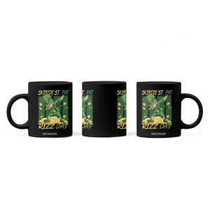 Funny Skibidi St Pat Rizz Day Coffee Mug Dabbing Leprechaun Shamrock Coin TS11 Print Your Wear