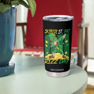 Funny Skibidi St Pat Rizz Day Tumbler Cup Dabbing Leprechaun Shamrock Coin TS11 Print Your Wear