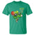 Funny St Patrick's Day Basketball Green Shamrock T Shirt TS11 Irish Green Print Your Wear