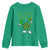 Funny St Patrick's Day Pickleball Lucky Shot Youth Sweatshirt TS11 Irish Green Print Your Wear